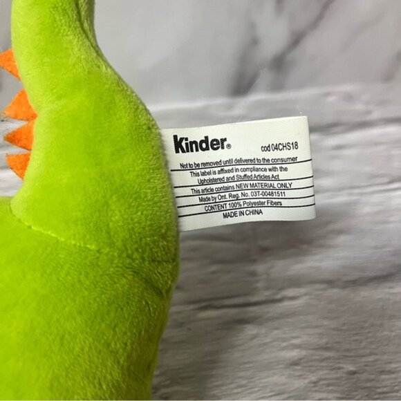 Kinder Surprise by Ferrero Canada Dragon Stuffed Animal Plush - Picture 8 of 10